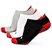 No Show Running Socks - Blister Resistant Athletic Low Cut Socks with Toes and Heel Protection Gear for Women and Men