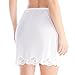 Ilusion 1017 - Women's Classic Lace Hem Skirt Slip (White, XLarge 24 Inch Length)