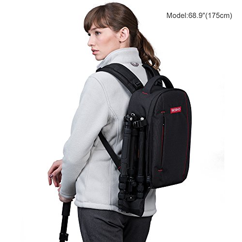 Camera Backpack, Beschoi Waterproof Lightweight DSLR Camera Bag for