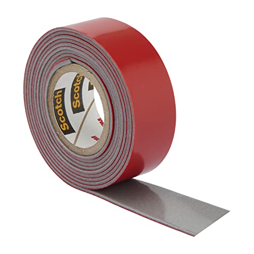 Scotch-Fix Double Sided Extreme Mounting Tape for Outdoor Use, 19mm x 1.5m - For Extreme Outdoor Use, with Advanced 3M Technology, Black