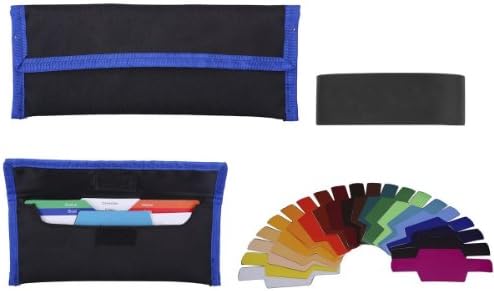 Plus Dig Photographic Design Gels Universal Lighting Filter Kit For Nikon SB-910 SB-900, SB-800, SB-400, SB-700, SB-600, SB-300, SB-80DX, SB-50DX, SB-30, Speedlight Flashes