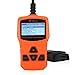 isYoung Vehicle Scan Tool OBD/EOBD CAN Diagnostic Tool 10 Modes OBDII Test + Quick Battery Health Check Engine Scanner for Audi/VW/Skoda/Benz/BMW/Porsche/GM & Other Car/SUV/Light Duty Vehicle(Orange)