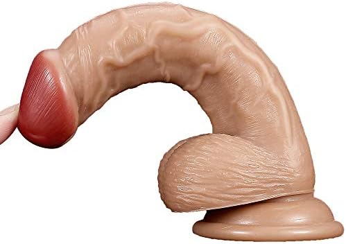 Reǎlistic Ďî`dlos' Natural 7 Inch Silicone Wand for Women