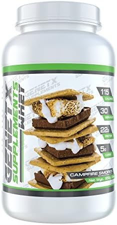 GenetX #1 Whey Protein Powder, Campfire S'mores , 30 servings