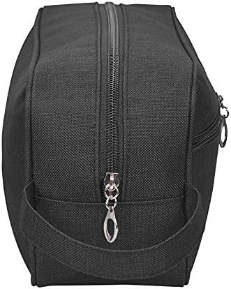 Heavy-duty Toiletry Bag 600D Nylon Travel Dopp Kit Bathroom Shaving Organizer for Men or Women Toiletries Traveling (Black) 5 Heavy-duty Toiletry Bag 600D Nylon Travel Dopp Kit Bathroom Shaving Organizer for Men or Women Toiletries Traveling (Black)