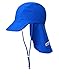 VAENAIT BABY Infant & Kids Boys Sun protection Sporty Flap Swim hat UV UPF 50+ Flap Cap Blue L