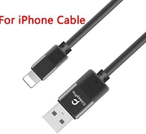 CinkeyPro Lightning Cables For IPhone IPad IPod (Black)