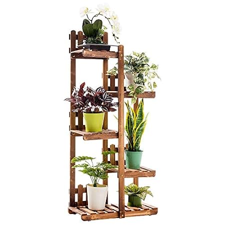 TIANQIZ Soporte para plantas montado de múltiples capas, soporte ...