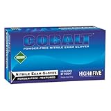 High Five Cobalt Nitrile Exam Glove 1000 Count Case Size: Large