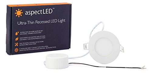 3.5″ Ultra-Thin LED Dimmable Recessed Light – 3 Watt (30 Watt Equivalent) (White)