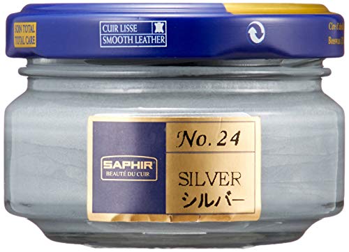 Saphir Shoe Cream Beaute du Cuir Creme Surfine 50ml Glass jar (Silver) - Thumbnail 2