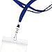 5Pack Extra Large ID Badge Holder for Passport with Lanyards,4x6 Inch Fill for Passports,Cash, Credit Card,etc.by Cypes