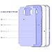 BENTOBEN Case Compatible with Samsung S6 Case, Shockproof Slim Three Layer Heavy Duty High Impact Resistant Soft Silicone Hard PC Hybrid Protective Case Cover for Samsung Galaxy S6 G920 Purple