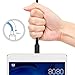 XIANDAN Micro USB Cable,4Pack 3FT 6FT 6FT 10FT Nylon Braided Android Charger USB to Micro USB Charging Charger Cord for Samsung Galaxy S7 Edge/S7/S6/S4/S3,Note 5/4/3 (Black&Blue)