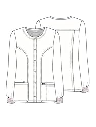Cherokee Women's Snap Front Warm-up Jacket, Hunter
