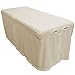 Microfiber Massage Table Skirt by Body Linen - Massage Table Bed Skirt to Fit Standard Size Massage Tables - Lightweight, Super Soft and Stain-Resisting - Color = Natural
