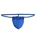Men's Blue Smooth G-String Hot Underwear Briefs T-Back Strip Thong