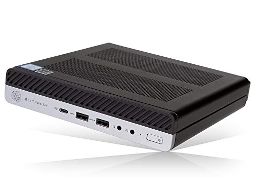 HP EliteDesk 800 G3 Mini PC, Intel Core i5-7500 Upto 3.8GHz, 16GB RAM, 128GB NVMe SSD, DisplayPort, VGA, Wi-Fi, Bluetooth, Windows 10 Pro