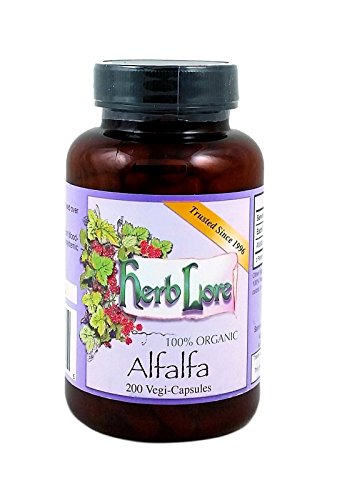 Alfalfa Capsules - All Natural 100% Alfalfa Powder - 200 Capsules - 1060 mg per dose - Herb Lore - Thumbnail 4