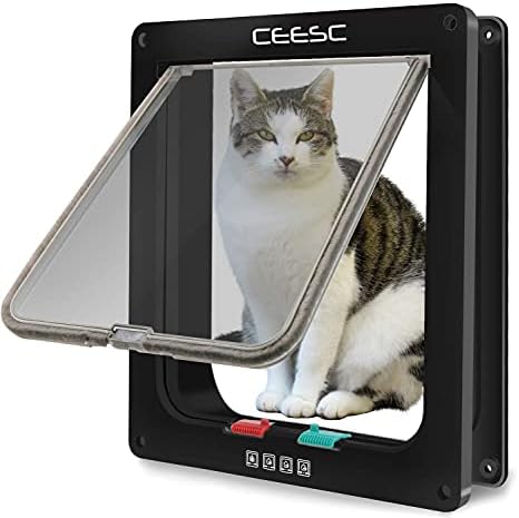 CEESC Large Cat Flap (Outer Size 11 x Way Locking Large