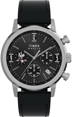 Herren Chronograph Quarz Armbanduhr Peanuts Marlin