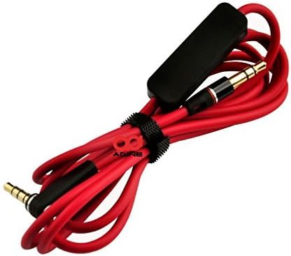 Replacement Headphone Red Cable/cord/wire for Dr. Dre Headphones Monster Solo Beats Studio