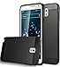 ULAK Note 3 Case, Galaxy Note 3 Case - Hybrid Slim Hard Back Case Cover Rubber Bumper 2in1 Daul Layer w/Card Storage for Samsung Galaxy Note 3 III N9000 (Black/Black)