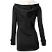Orangeskycn Autumn And Winter Jacket Fashion Women Windbreaker Outwear Warm Wool Slim Long Coat Jacket Trench (M, Black)