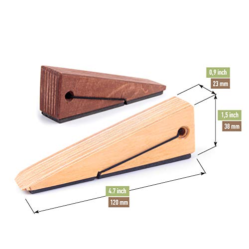image for Bertanilhan Door Stopper Decorative Doorstop Wedge- Pack of 1, Multi S