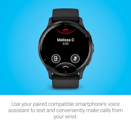 Garmin venu 3, smartwatch premium com gps, amoled, recursos avançados de saúde e condicionamento físico, mais de 30 aplicativos esportivos, 14 dias de duração da bateria, preto