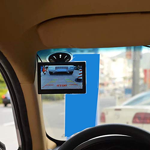 Draadloze Voertuig Backup Camera System,5 Inch Display Kleur Monitor +7 LEDs Waterdichte Nacht Vison Omkeren… - Afbeelding 4