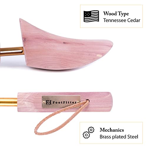 FootFitter Western Cedar Boot Tree Best Shoe Trees for Western Cowboy
