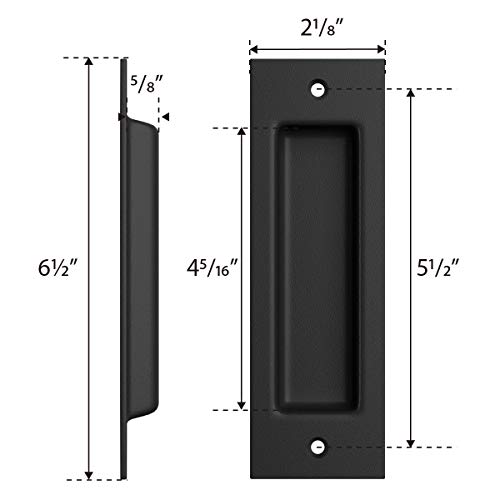 4 SMARTSTANDARD+Frosted+Handle+Sliding+Hardware