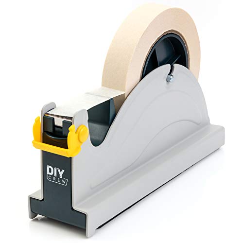 Tape Dispenser Desk Heavy Duty Steel Tape Holder, NonSkid Base