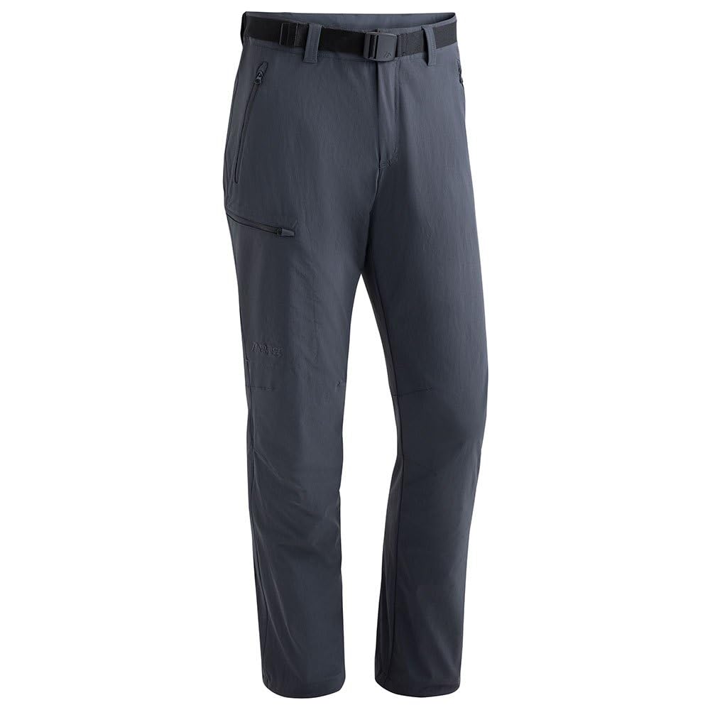 maier sports Men's Oberjoch Hiking Pants, Lined Outdoor Pants, Elastic Trekking Pants Graphite