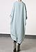 Mordenmiss Women's New Hi-Low Hem Plus Size Dresses with Pockets XL-Blue