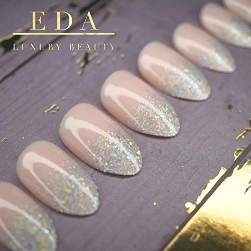 EDA LUXURY BEAUTY NATURAL NUDE PINK SILVER FRENCH GLAMOROUS DESIGN Full Cover Press On Gel Glitter Artificial Tips Acrylic False Nails Medium Long Oval Round Almond Stiletto Super Fashion Fake Nails 5 EDA LUXURY BEAUTY NATURAL NUDE PINK SILVER FRENCH GLAMOROUS DESIGN Full Cover Press On Gel Glitter Artificial Tips Acrylic False Nails Medium Long Oval Round Almond Stiletto Super Fashion Fake Nails