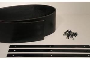 MOONSHINESTILLPRO Universal Heavy Duty Rubber Snow Deflector Kit up to 6-8ft. Straight Plow