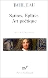 Satires, Epitres, Art Poetique (Collection Poesie) (English and French Edition) by