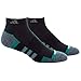 adidas Men's Climalite II Low Cut Socks (2 Pack), One Size, Black/EQT Green/Onix/Black-Onix Marl