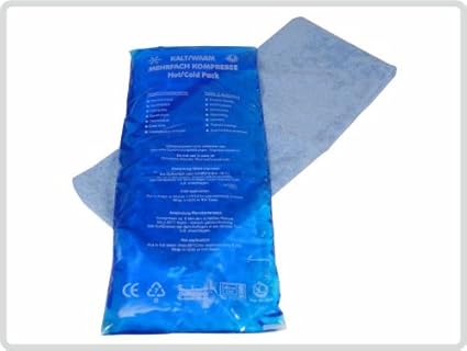 Kalt Warm Kompresse 3er Set (12x29 cm) mit Frotteebezug, hellblau - Kompressen Kompresse Coolpack Kühlkissen