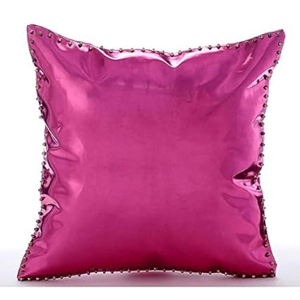Amazon Com Luxury 22 X22 Decorative Pillow Covers Hot Pink