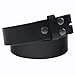 NPET Men's Genuine Leather Belt Full Grain Snap On Belts 1.5