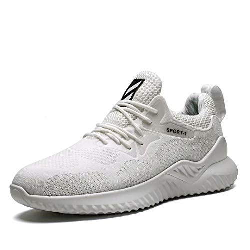 Wrezatro Mens Comfortable Breathable Sport Volleyball Shoes Light Jogging Sneakers Athletic Gym Running Shoe for Men