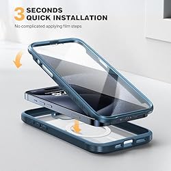 Diaclara Magnetic for iPhone 15 Pro Max Case