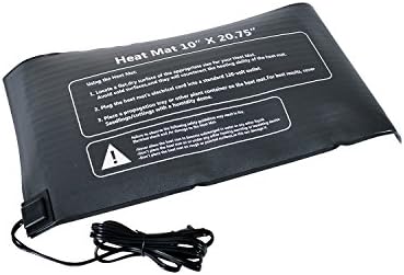 DLS Seedling Heat Mat Warm Hydroponic Heating Pad 10" x 20.75"