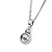 Disney Women's Stainless Steel Star Wars Episode 7 BB-8 3D Pendant with Chain