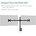 Tyke Supply Dual LCD Monitor Stand Desk clamp Holds up to 24