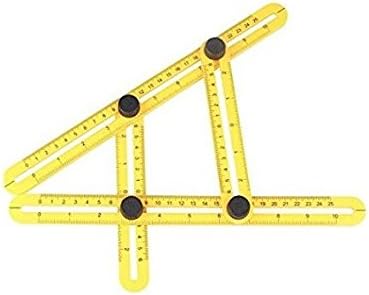 Angle-izer Template Tool – ZD Supply – Compact Multi-Angle Ruler and Square – Perfect for Handymen, Construction, Builders and Crafts