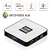 Android 9.0 TV Box, HAOSIHD RX4B Android TV Box with 4GB RAM 32GB ROM RK3328 Quad-core, Support 4K Full HD 2.4 GHz WiFi BT 4.0 Smart TV Box